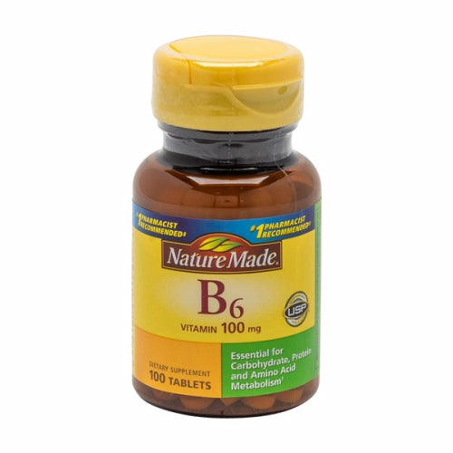 Nature Made, Vitamin B-6, 100Mg, 100 Tabs