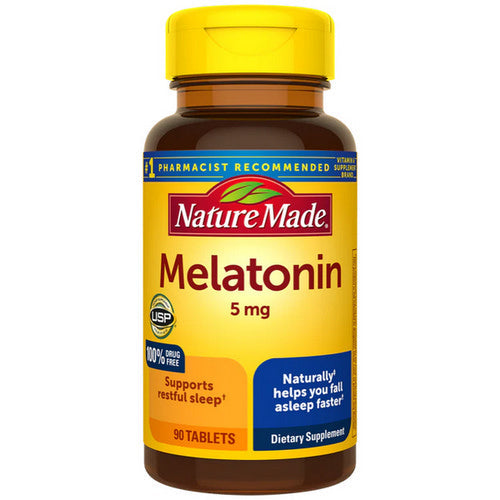 Nature Made, Melatonin, 5mg, 90 Tabs