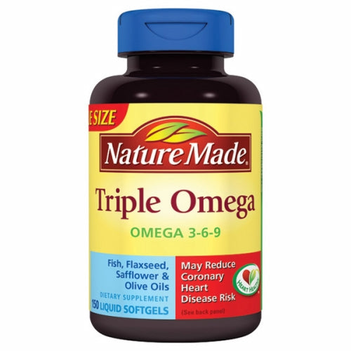 Nature Made, Triple Omega 3-6-9, 150 Liquid Softgels