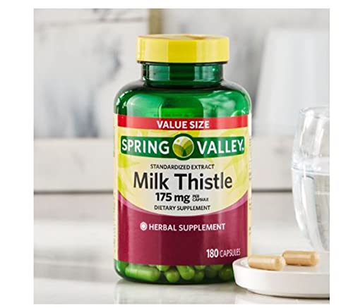 Spring Valley - Milk Thistle 175 mg, 180 Capsules