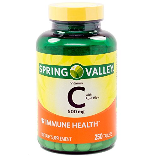 Spring Valley - Vitamin C 500 mg with Rose Hips, 250 Tablets