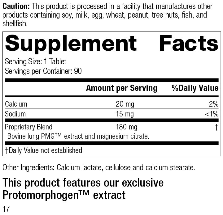 Pneumotrophin PMG®, 90 Tablets