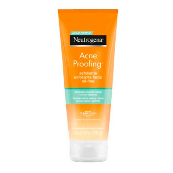 Neutrogena Acne Proofing Exfoliating Gel: 100ml/3.38Fl Oz, 99% Impurity Removal, No Parabens, Soaps or Dyes