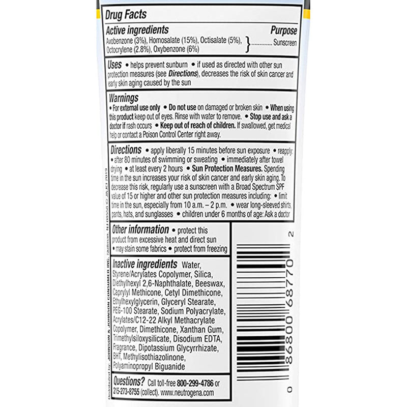 Neutrogena® Ultra Sheer Sunblock Tube (1 Unit)