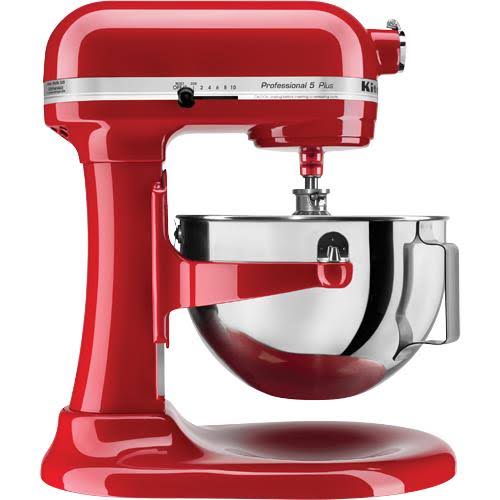 KitchenAid - Professional 5 Plus Series 5 Quart Bowl-Lift Stand Mixer - KV25G0XER - Empire Red