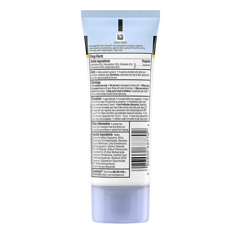 Neutrogena® Ultra Sheer Sunblock Tube (1 Unit)